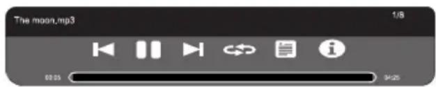 THOMSON 50TM5090 - Media Player UI icon introduction - 2