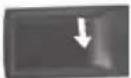 THOMSON 43TH0099 - Installing the remote control batteries - 3