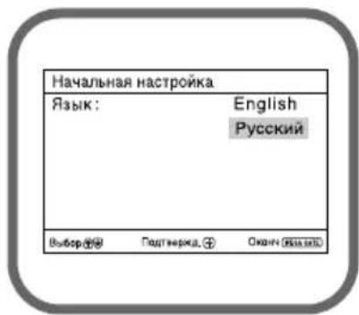 Начальная настройка Язык: English Русский Выбор Ⓧ️ Подтвержд. Ⓧ️ Оквич (Ижна, 1997)