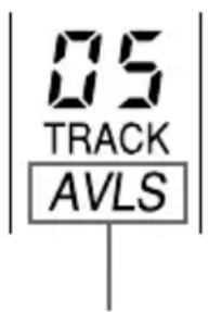 SONY D-VE45 - Hold down SOUND until "AVLS" appears in the LCD display. - 1