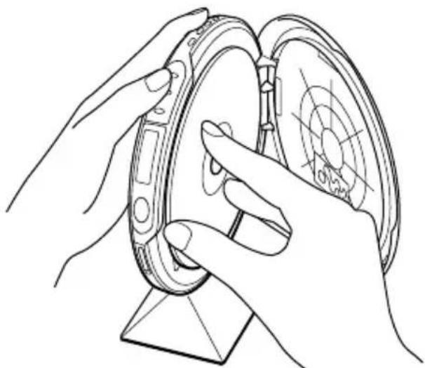 SONY D-VE45 - When opening the CD compartment lid and inserting/removing the disc - 1