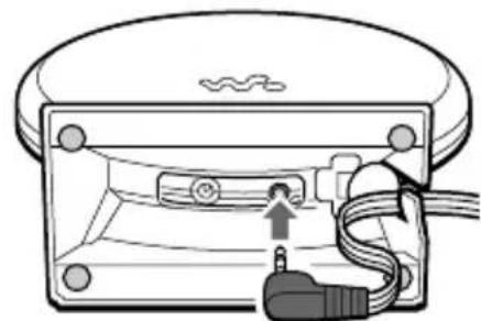 SONY D-VE45 - When connecting the AC power adaptor/the AV cable - 1