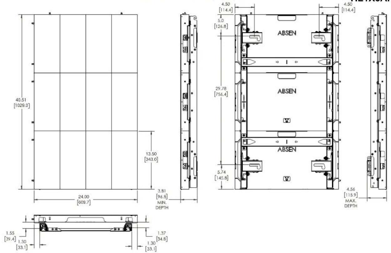Chief TIL1X2AP - DIMENSIONS...cont'd - 1