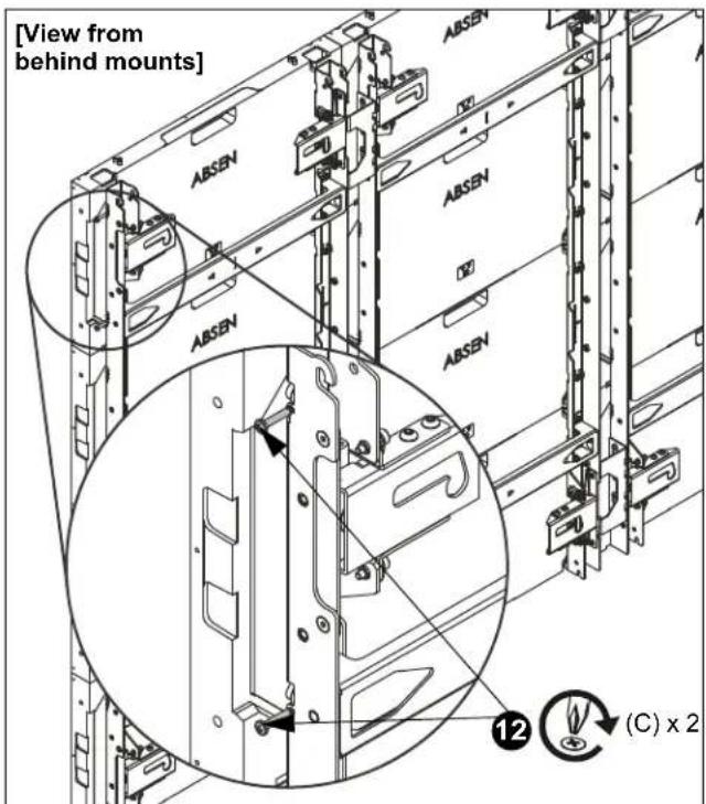 [View from behind mounts] ABSEN ABSEN ABSEN ABSEN 12 (C) x 2