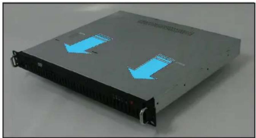 ASUS RS100-E4/PI2 - Installing the cover - 2