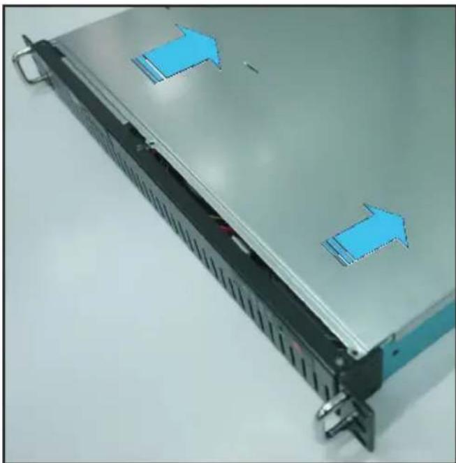 ASUS RS100-E4/PI2 - Removing the cover - 2