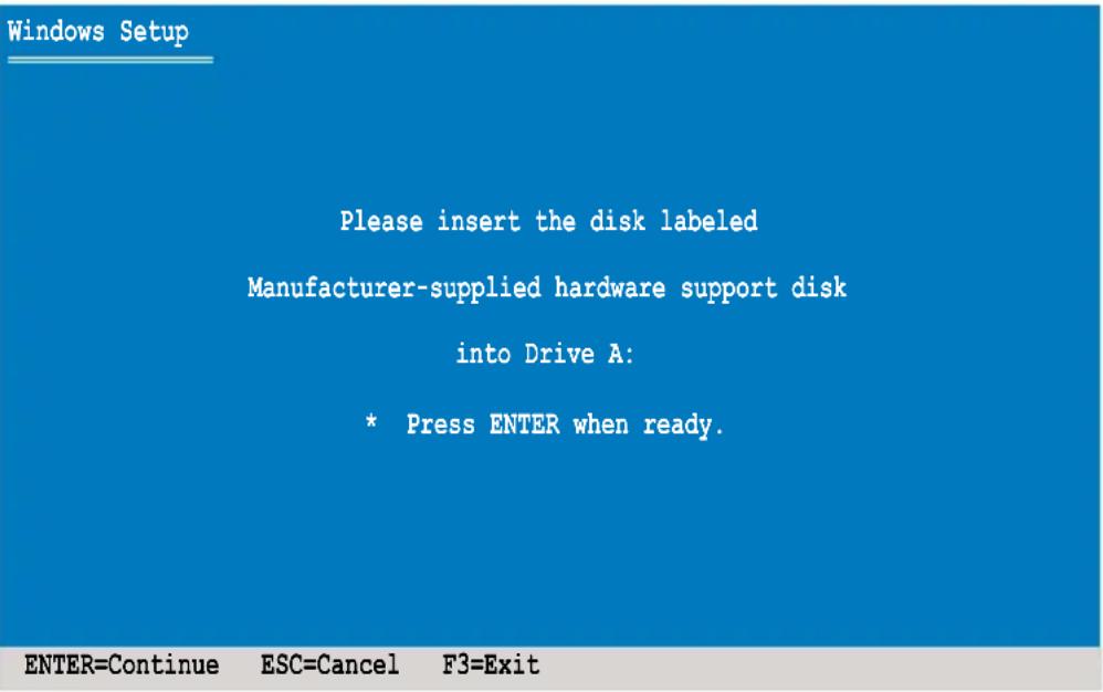 ASUS PIKE 1068E - During Windows® Server 2003 OS installation - 1