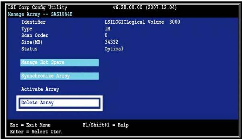 ASUS PIKE 1068E - Deleting an array - 2