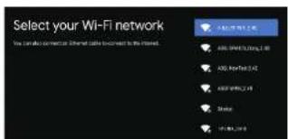 Select your Wi-Fi network You can also connect any other cable to the Internet. Hi-Fi Network Hi-Fi Network Hi-Fi Network Hi-Fi Network Hi-Fi Network