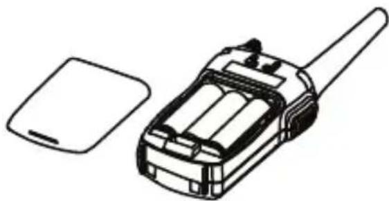UNIDEN UH710SX-2NB - Battery installation - 4