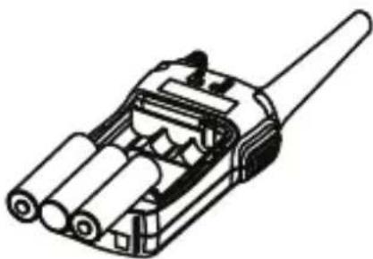 UNIDEN UH710SX-2NB - Battery installation - 3