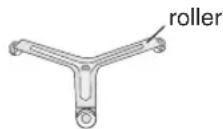 SHARP R-995DW - SPECIAL NOTE for Roller Stay: - 1