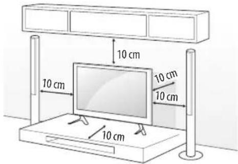 LG 32LF581D - Mounting on a table - 1