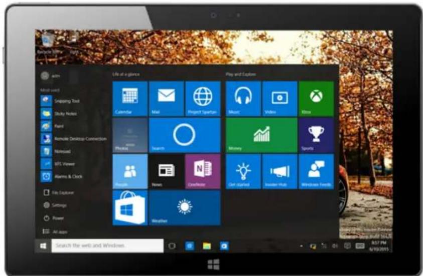 Kogan Atlas 2-in-1 - Start Menu - 1
