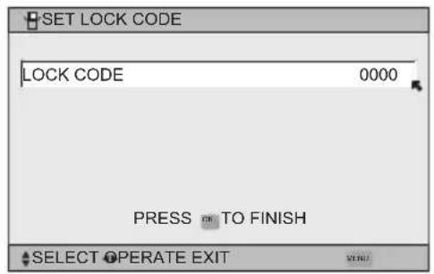 JVC HD-P61R1U - Set Lock Code - 2