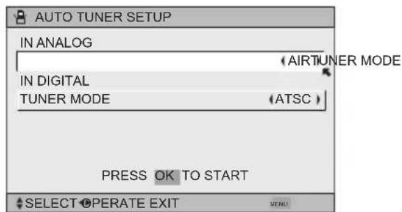 JVC HD-P61R1U - Auto Tuner Setup - 9