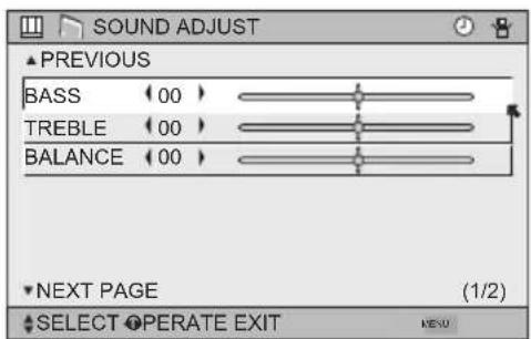 JVC HD-61G887 - Adjust the Sound Settings - 3