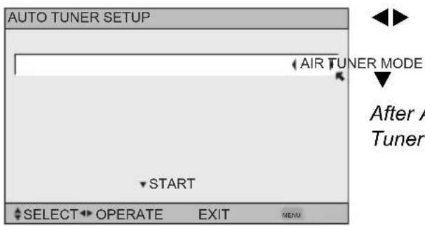 JVC HD-61G887 - Auto Tuner Setup - 1