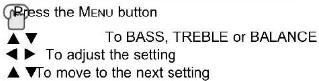 JVC HD-61G887 - Adjust the Sound Settings - 1