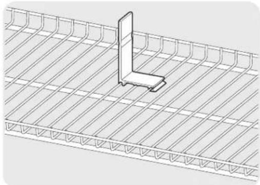Crosley CFC183RC - Wire Shelf Bookend - 1