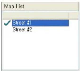 Map List ✓ Street #1 Street #2