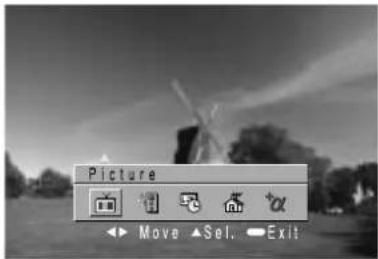 DAEWOO DSJ-4710CRA - Press the "Menu" button. - 2