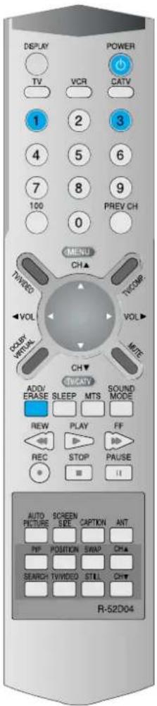 DAEWOO DSJ-4710CRA - Additional Channel Memory - 1