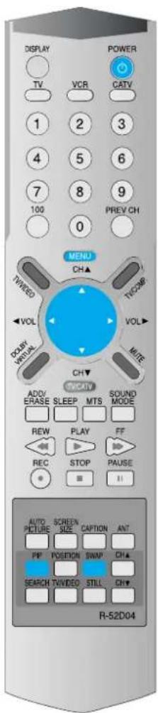DAEWOO DSJ-4710CRA - When converting both main screen to auxiliary screen - 1
