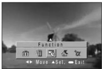 DAEWOO DSJ-4710CRA - Press the "Menu" button and select "Function". - 2
