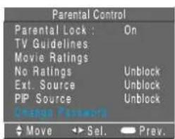 DAEWOO DSJ-4710CRA - "Change Password". - 1
