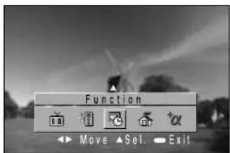 DAEWOO DSJ-4710CRA - Press the "Menu" button and select "Function". - 2