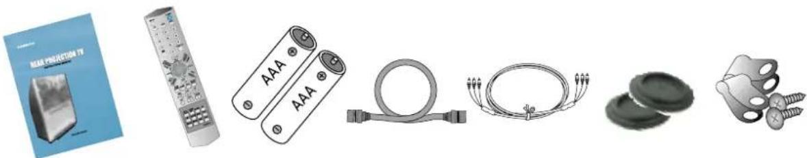 DAEWOO DSJ-4710CRA - Make Sure of Auxiliary Parts. - 1