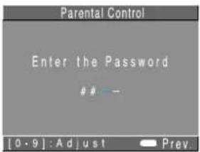 DAEWOO DSJ-4710CRA - Press "Password". - 2