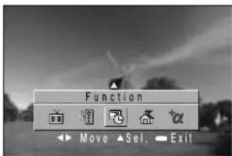 DAEWOO DSJ-4710CRA - Select "Function". - 2