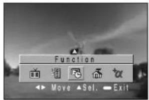 DAEWOO DSJ-4710CRA - Press the menu button and select "Function" - 2