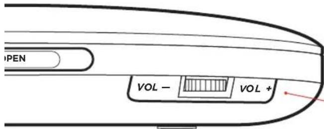 OPEN VOL - VOL + -