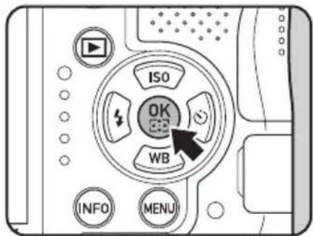 ISO OK WB INFO MENU