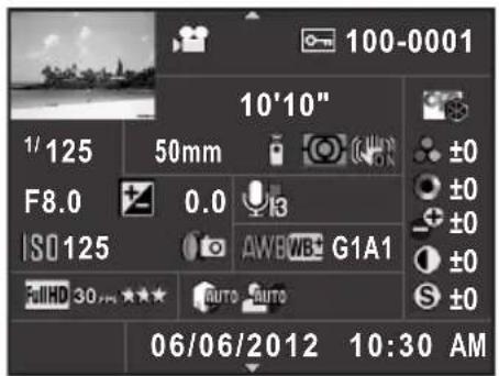 100-0001 10'10" 1/125 50mm ±0 F8.0 0.0 ±0 ISO 125 AWB WB G1A1 ±0 FullHD 30 AUTO AUTO S ±0 06/06/2012 10:30 AM