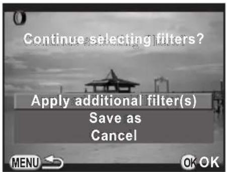 Continue selecting filters? Apply additional filter(s) Save as Cancel