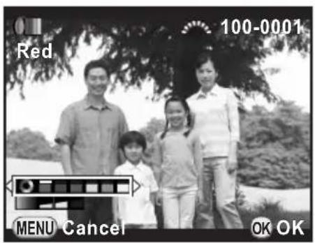 Red 100-0001 MENU Cancel OK OK
