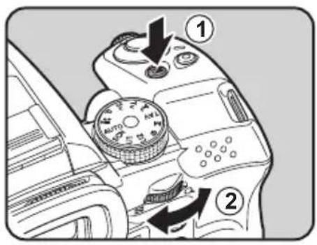 Diagram of a car dashboard with labeled parts and directional arrows indicating movement or adjustment.