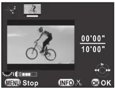 00'00" 10'00" MENU Stop INFO OK OK