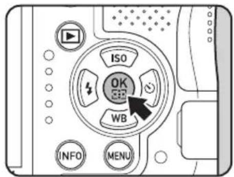 ISO OK WB INFO MENU