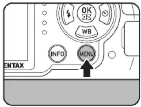 OK WB INFO MENU ENTAX