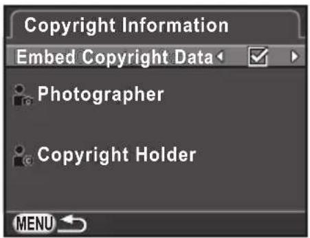 Copyright Information Embed Copyright Data Photographer Copyright Holder MENU