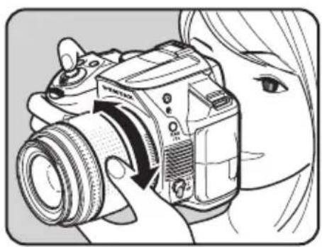 RICOH K-30 - Look through the viewfinder to view the subject. - 1