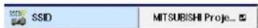 MITSUBISHI TW21U - SSID setting - 1