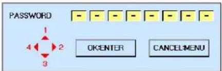 PASSWORD OKENTER CANCEL MENU