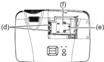 MITSUBISHI TX10U - A) When the projector is placed on the table - 3