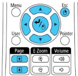 D-LINK PowerLite 1771W - UsingtheRemoteControlasaWirelessMouse - 1